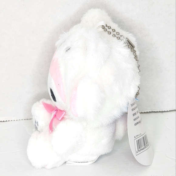 MY MELODY π»ββοΈ Pink & White Polar Bear Suit Sanrio Key Chain βγNWTγβ - Picture 4 of 7